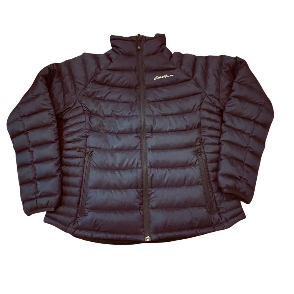 Eddie Bauer First Ascent StormDown 800 Puffer Jacket Royal Blue Womens Large